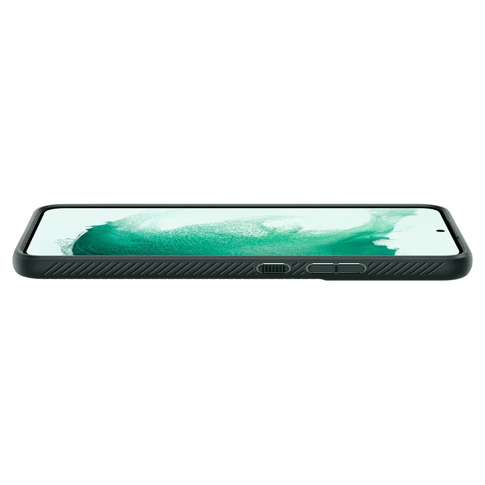 Husa Cover Spigen Liquid Air pentru Samsung Galaxy S22 Plus Matte Black thumb