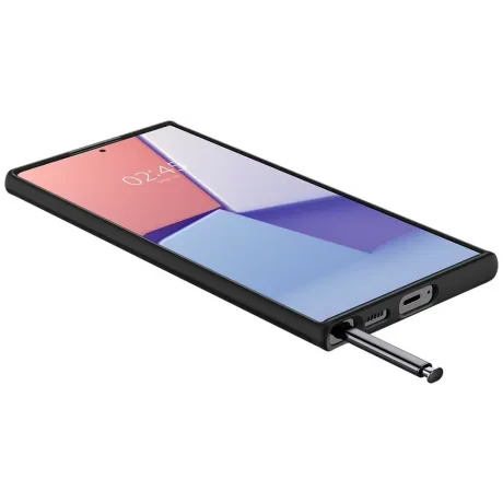 Husa Cover Spigen Thin Fit pentru Samsung Galaxy S22 Ultra Black