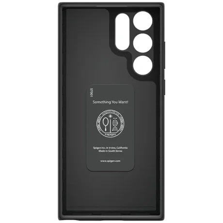 Husa Cover Spigen Thin Fit pentru Samsung Galaxy S22 Ultra Black