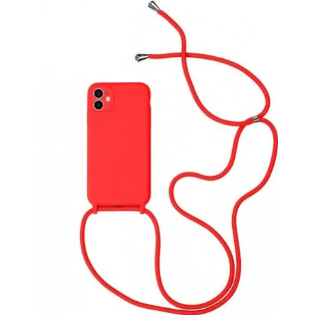 Husa Cover cu Snur pentru Samsung Galaxy S20 FE Rosu