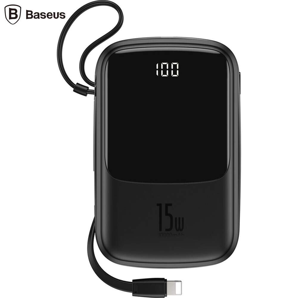 Baterie Externa Baseus Qpow 10000mAh 2xUsb+Type-C (PPQD-B01) Negru thumb