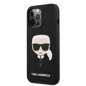 Husa Cover Karl Lagerfeld MagSafe Silicon Karl Head pentru iPhone 13 Pro Black