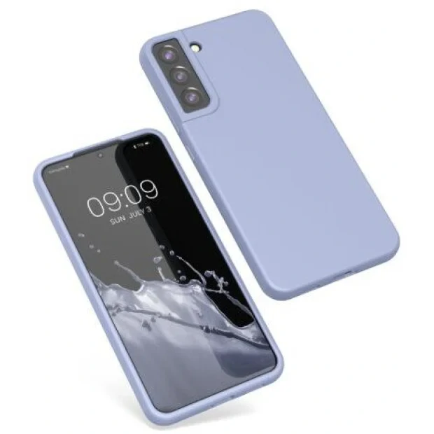 Husa Cover Silicon Slim Mat pentru Samsung Galaxy S22 Albastru