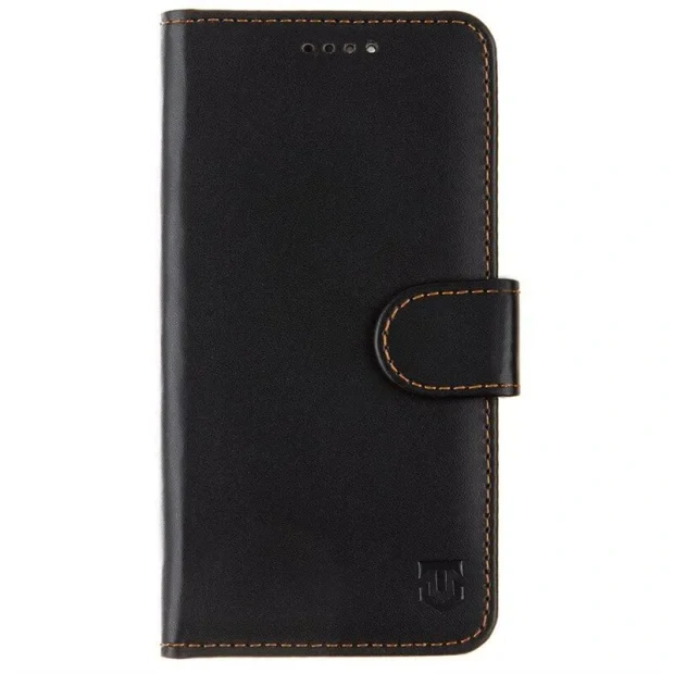 Husa Book Piele Ecologica Tactical Notes pentru iPhone 14 Plus Negru