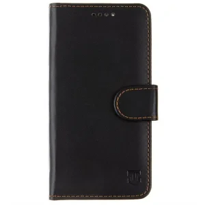 Husa Book Piele Ecologica Tactical Notes pentru iPhone 14 Negru
