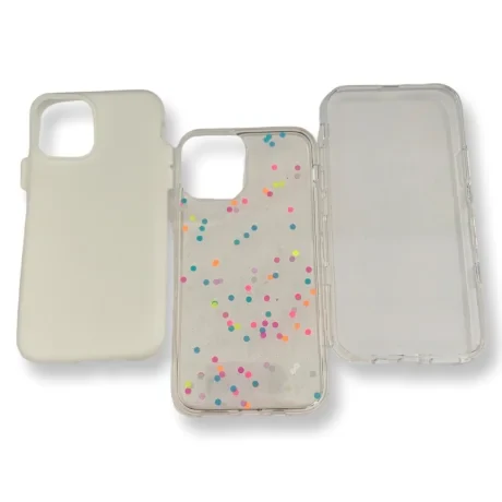 Husa Fashion Mobico Hard Bubble Alb 3in1 pentru iPhone 12 Pro