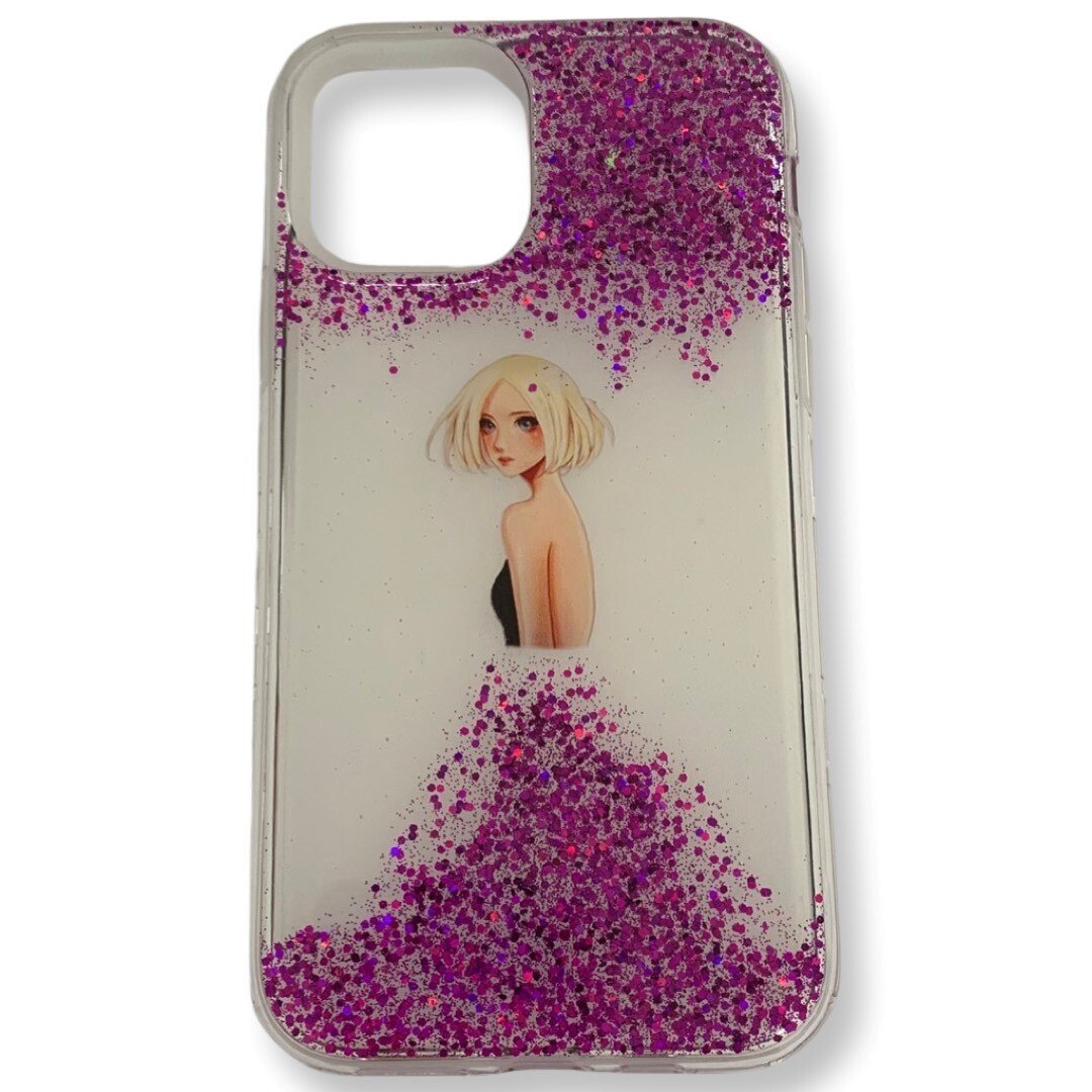 Husa Fashion Mobico Hard Princess Mov 3in1 pentru iPhone 12 Pro thumb