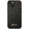 Husa Cover Guess Glitter PC/TPU Flakes Metal Logo pentru iPhone 13/14 Black