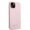 Husa Cover Guess Glitter PC/TPU Flakes Metal Logo pentru iPhone 13/14 Pink