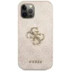 Husa Cover Guess PU 4G Metal Logo pentru iPhone 13/14 GUHCP14S4GMGPI Pink