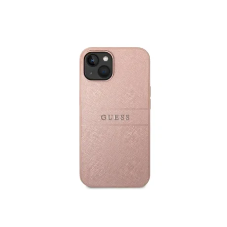 Husa Cover Guess PU Leather Saffiano pentru iPhone 13/14 Pink