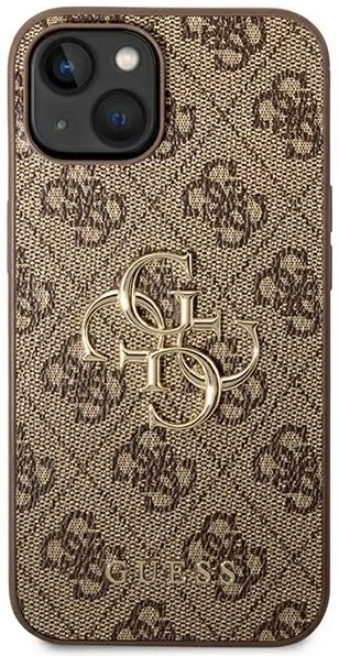 Husa Cover Guess PU Metal Logo pentru iPhone 13/14 Brown thumb