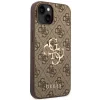 Husa Cover Guess PU Metal Logo pentru iPhone 14 Plus GUHCP14M4GMGBR Brown