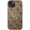 Husa Cover Guess PU Metal Logo pentru iPhone 14 Plus GUHCP14M4GMGBR Brown