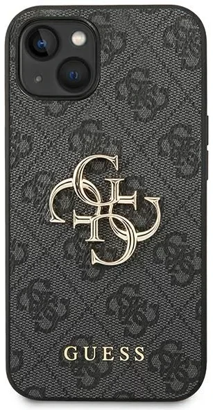 Husa Cover Guess PU Metal Logo pentru iPhone 14 Pro Grey thumb