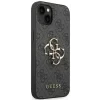 Husa Cover Guess PU Metal Logo pentru iPhone 14 Pro Grey