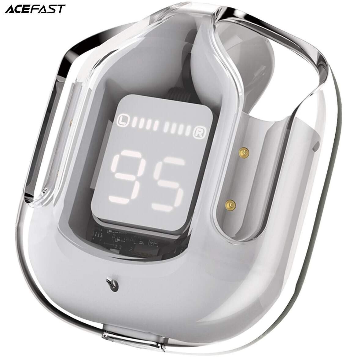 Casti Wireless Stereo Ace Fast T6 Gri thumb