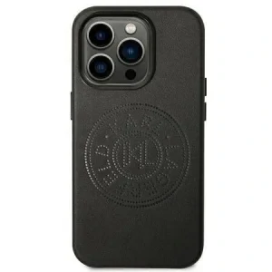 Husa Cover Karl Lagerfeld PU Leather Perfortated Logo pentru iPhone 14 Pro Max Black