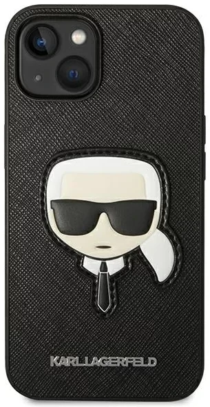 Husa Cover Karl Lagerfeld PU Saffiano Karl Head pentru iPhone 14 Plus Negru thumb