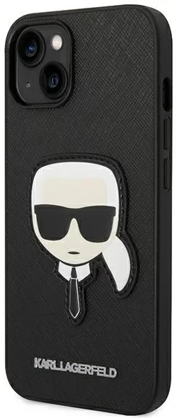 Husa Cover Karl Lagerfeld PU Saffiano Karl Head pentru iPhone 14 Plus Negru thumb
