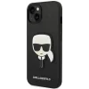 Husa Cover Karl Lagerfeld PU Saffiano Karl Head pentru iPhone 14 Plus Negru