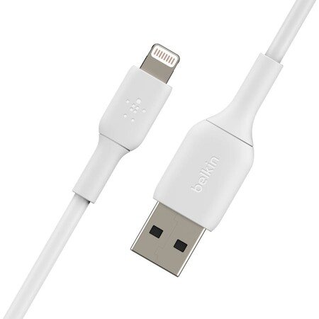 Cablu Date Belkin Boost Charge USB-A la Lightning 1M Alb thumb