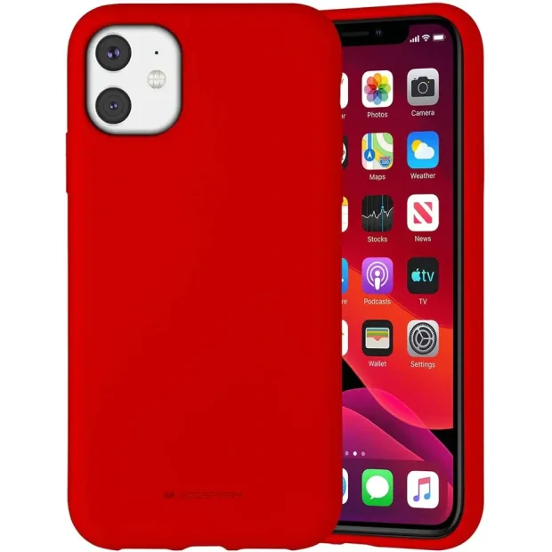 Husa Cover Mercury Silicon Jellysoft pentru Iphone 14 Plus Rosu