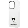 Husa Cover Karl Lagerfeld Choupette Logo pentru iPhone 14 Pro Clear