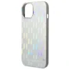 Husa Cover Karl Lagerfeld Iridescent Monogram pentru iPhone 14 Plus Silver