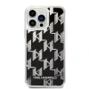 Husa Cover Karl Lagerfeld Monogram Liquid Glitter pentru iPhone 14 Plus Black
