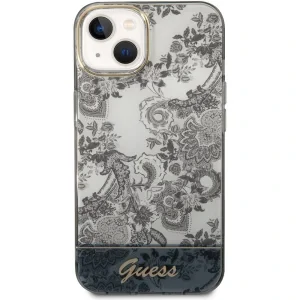 Husa Cover Guess PC/TPU Tile De Jouy pentru iPhone 14 Pro Grey