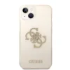 Husa Cover Guess TPU Big 4G Full Glitter pentru iPhone 14 Plus Gold