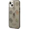 Husa Cover Guess PC/TPU Peony Glitter pentru iPhone 14 Plus Black