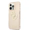Husa Cover Guess TPU 4G Full Glitter pentru iPhone 14 Pro Gold