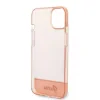 Husa Cover Guess PC/TPU Camera Outline Translucent pentru iPhone 14 Plus Pink