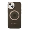 Husa Cover Guess Translucent MagSafe pentru iPhone 13/14 Black