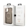 Husa Cover Guess Translucent MagSafe pentru iPhone 13/14 Black