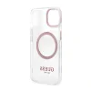 Husa Cover Guess Transparent MagSafe pentru iPhone 13 Pro Pink