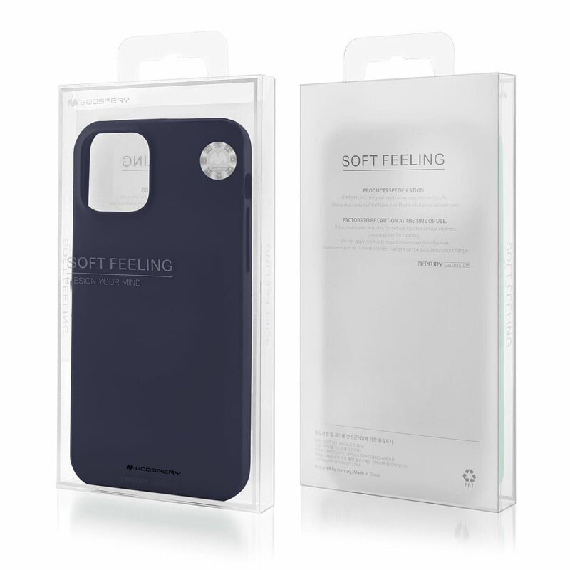 Husa Cover Mercury Silicon Jellysoft pentru Iphone 14 Plus Albastru thumb