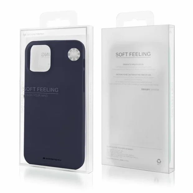 Husa Cover Mercury Silicon Jellysoft pentru Iphone 14 Plus Albastru