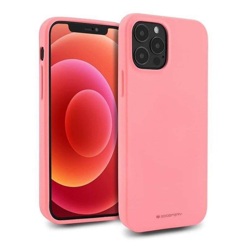 Husa Cover Mercury Silicon Jellysoft pentru Iphone 14 Pro Max Roz thumb