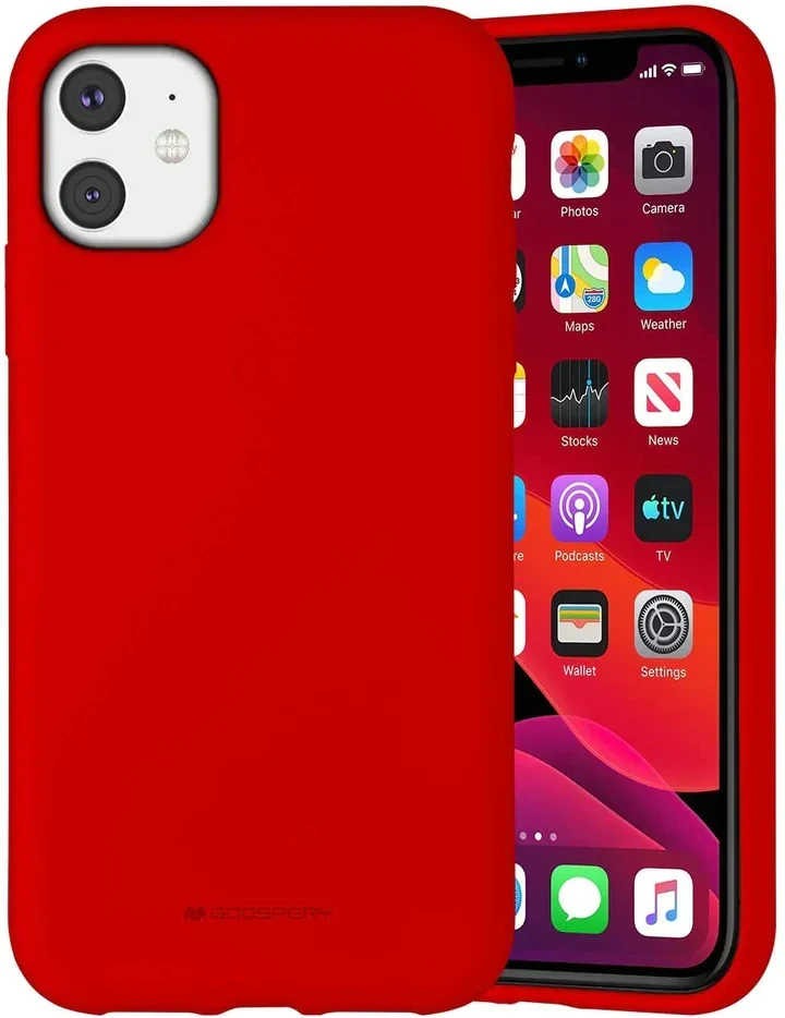 Husa Cover Mercury Silicon Jellysoft pentru Iphone 14 Rosu thumb