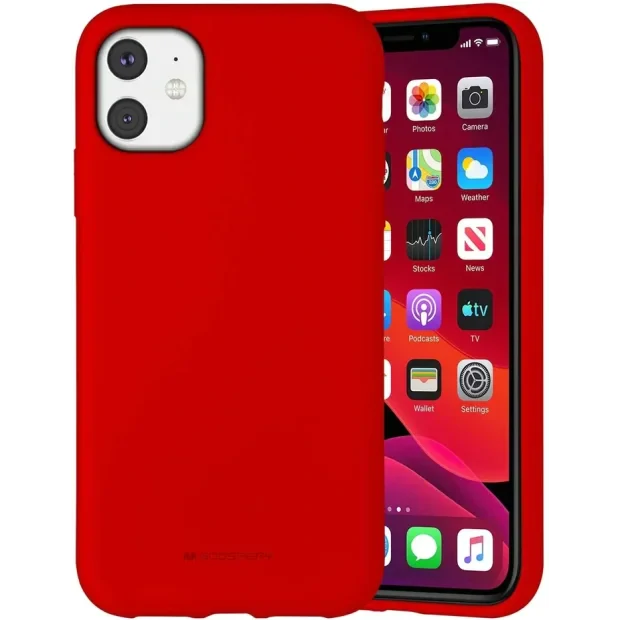 Husa Cover Mercury Silicon Jellysoft pentru Iphone 14 Rosu
