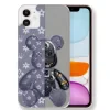 Husa Fashion Mobico pentru iPhone 14 Robot Teddy Bear Gray