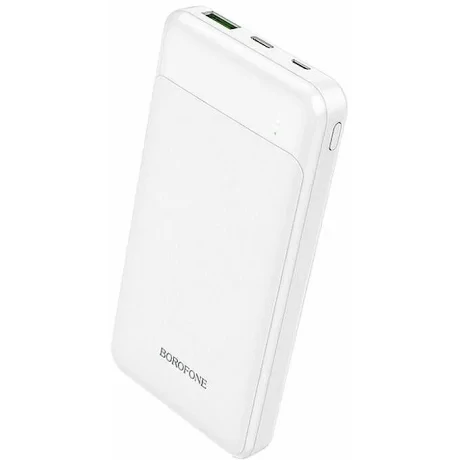 Baterie Externa Borofone 10000mAh BJ19 Usb3.0 la Type-C PD 20W Alb