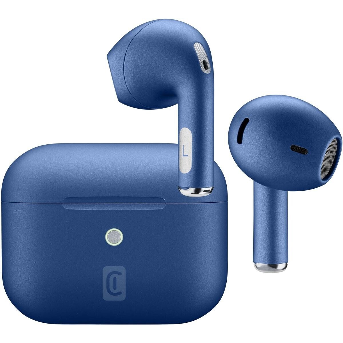 Casti Audio Bluetooth Cellularline Crystal BTCRYSTALTWSB Blue thumb