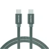 Cablu Date Swissten USB-C to USB-C Textil 1.2M Gri