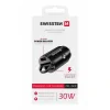 Incarcator Auto Swissten USB-C plus Super Charge 3.0 Nano 30W Negru