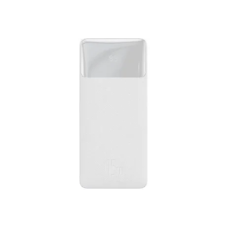 Baterie Externa Baseus QPOW 10000 mAh 3.0 QC 15W cu IN/Out 2xUSB 1xType-C 1xLightning 1xMicro USB White