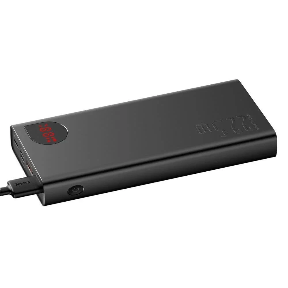 Baterie Externa Baseus QPOW 10000 mAh 3.0 QC 22.5W cu IN/Out 2xUSB 1xType-C 1xLightning 1xMicro USB Negru thumb